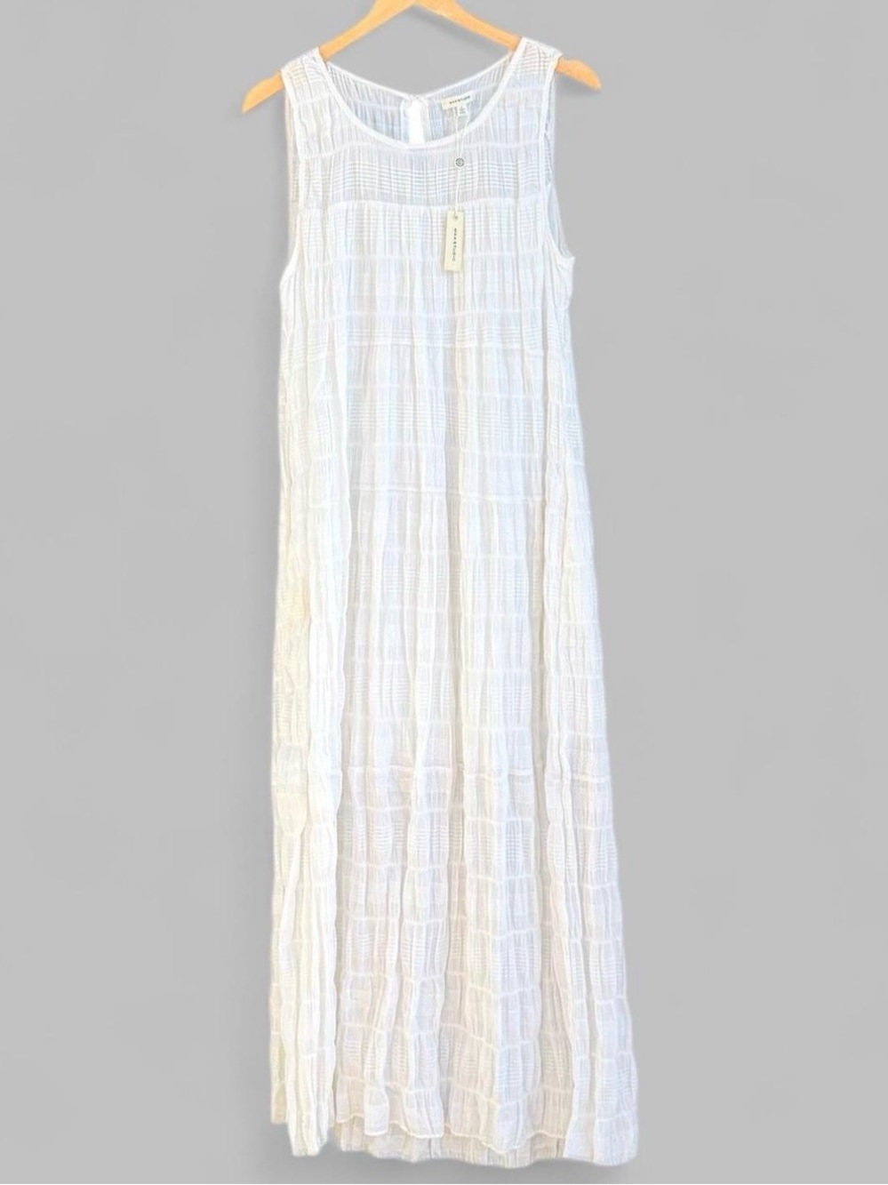 Max Studio White Sleeveless Maxi Dress